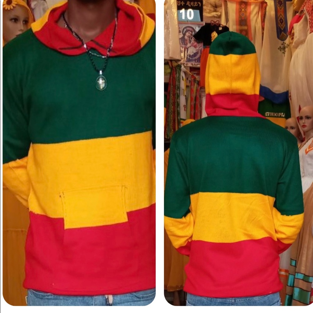 Ethiopian flag sweater